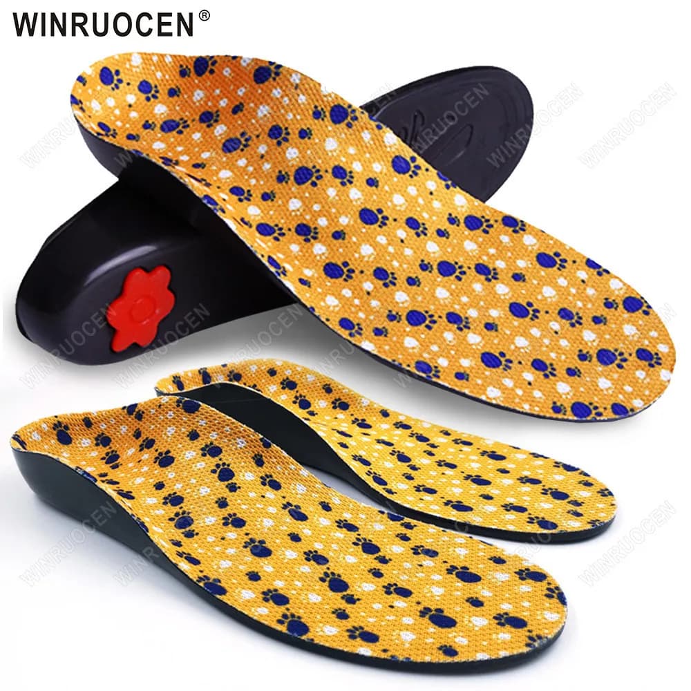 WINRUOCEN Professional Orthopaedic Solettes for Children, Support for Plantar Arch, Correction Flat Feet and Legs in O/X (Cubitus Varus) for Sport
