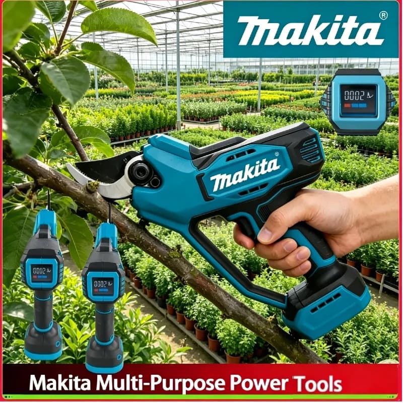 Forbici da potatura elettriche Makita senza fili, cesoie da taglio ad alta potenza, utensile elettrico per batteria Makita 18V