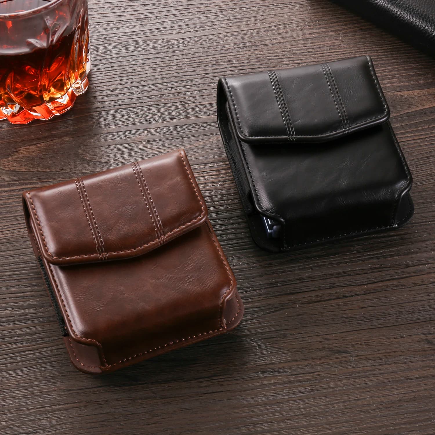 Custodia in pelle con clip da cintura Marsupio per Samsung Galaxy Z Flip7 6 5 4 3 7 Flip6 Moto Razr 60 50 40 Ultra Trova N3 Flip Holster Cover