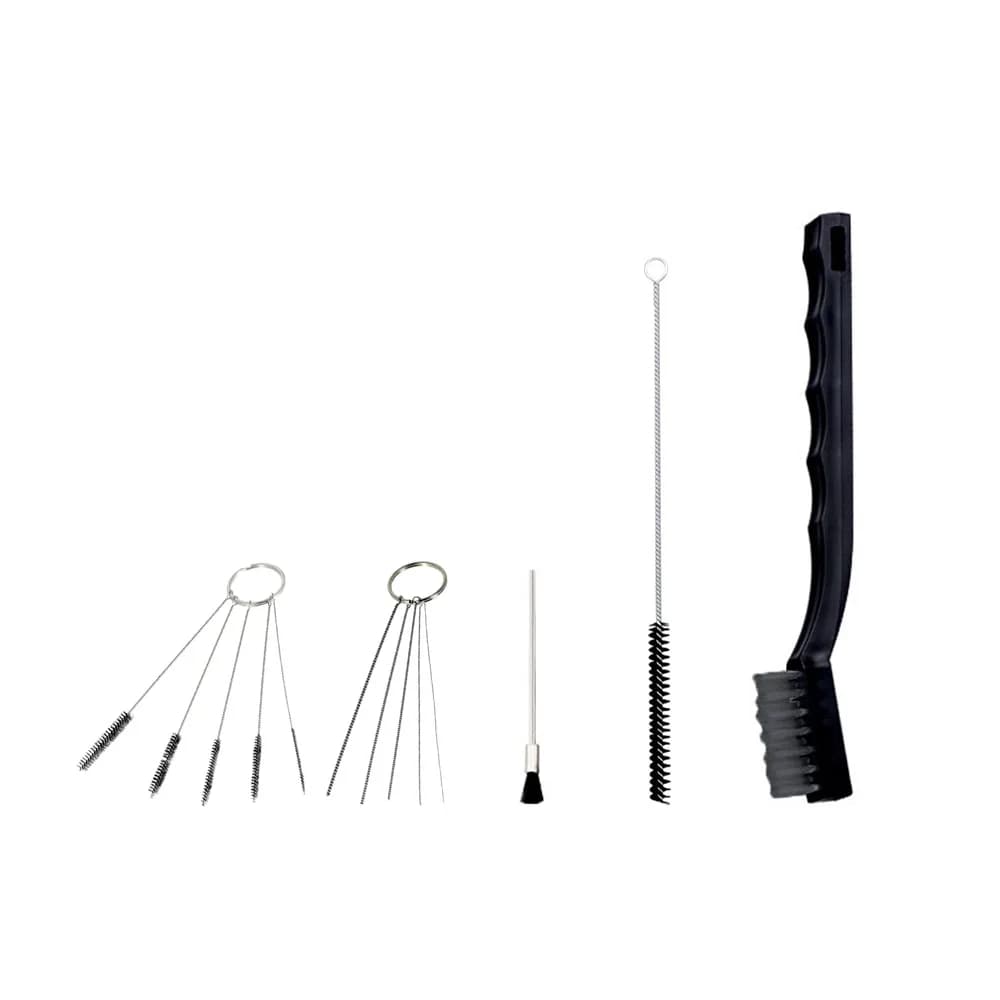 13pcs Kit di strumenti per la pulizia della pistola a spruzzo dell'aerografo Set di spazzole per la pulizia dell'ago di pulizia