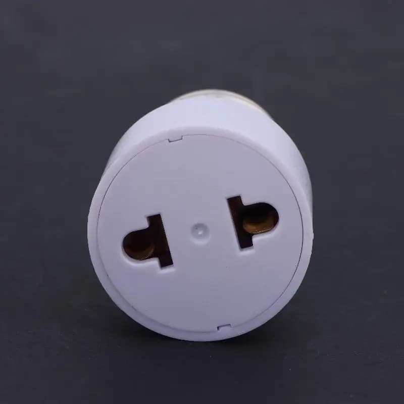 Empty Socket DIY Light Fixture Accessories, US EU Plug E27 Bulb Base Adapter