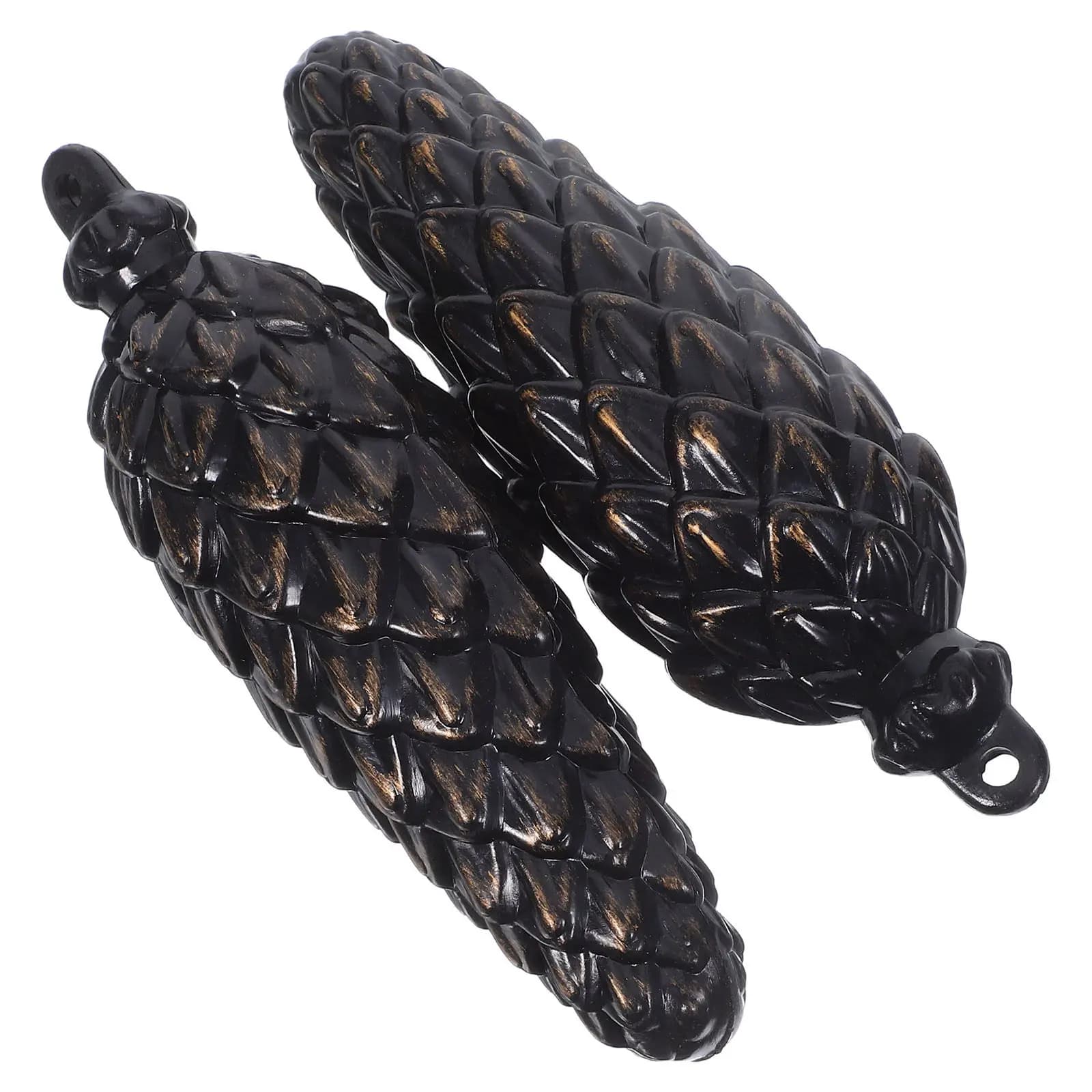 2Pcs Pine Cone Shaped Pendulum for Wall Clocks Floor Clocks Style Clock Mechanism Replacement Plastic Pendulum