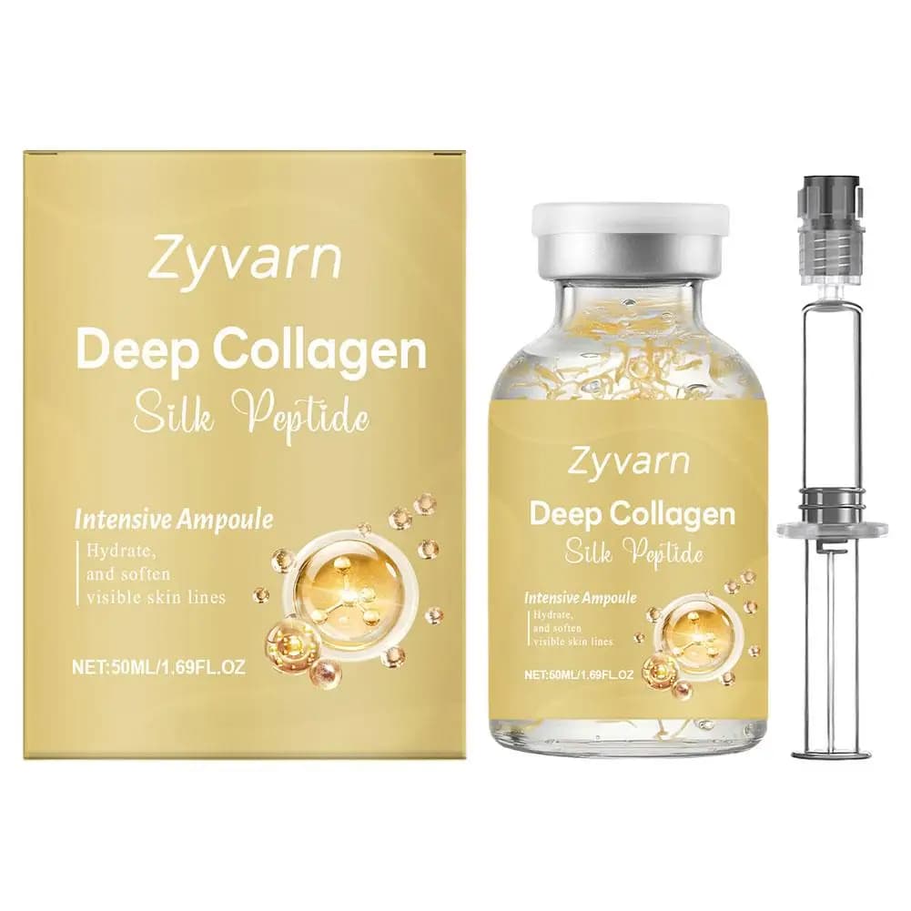 Intensive Serum to Collagen with Silk Peptides, Lifting Effect and Fixing, Reduces Subtle Rugs, Skin Care Hydrating