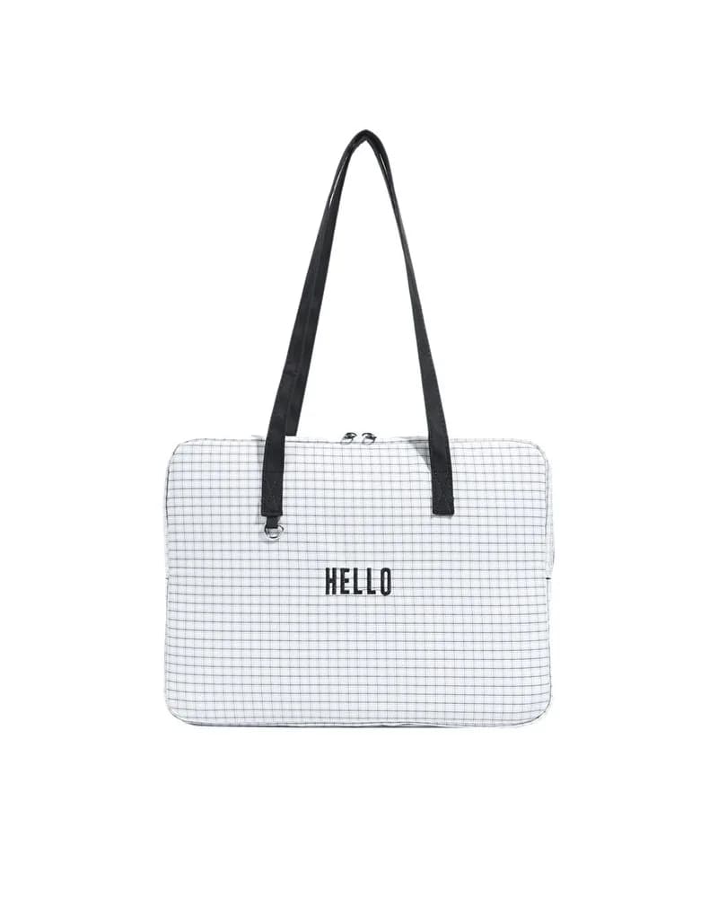 Borsa portatile con fodera per laptop in stile plaid, modello plaid, per tablet da 11 pollici e notebook da 14 pollici