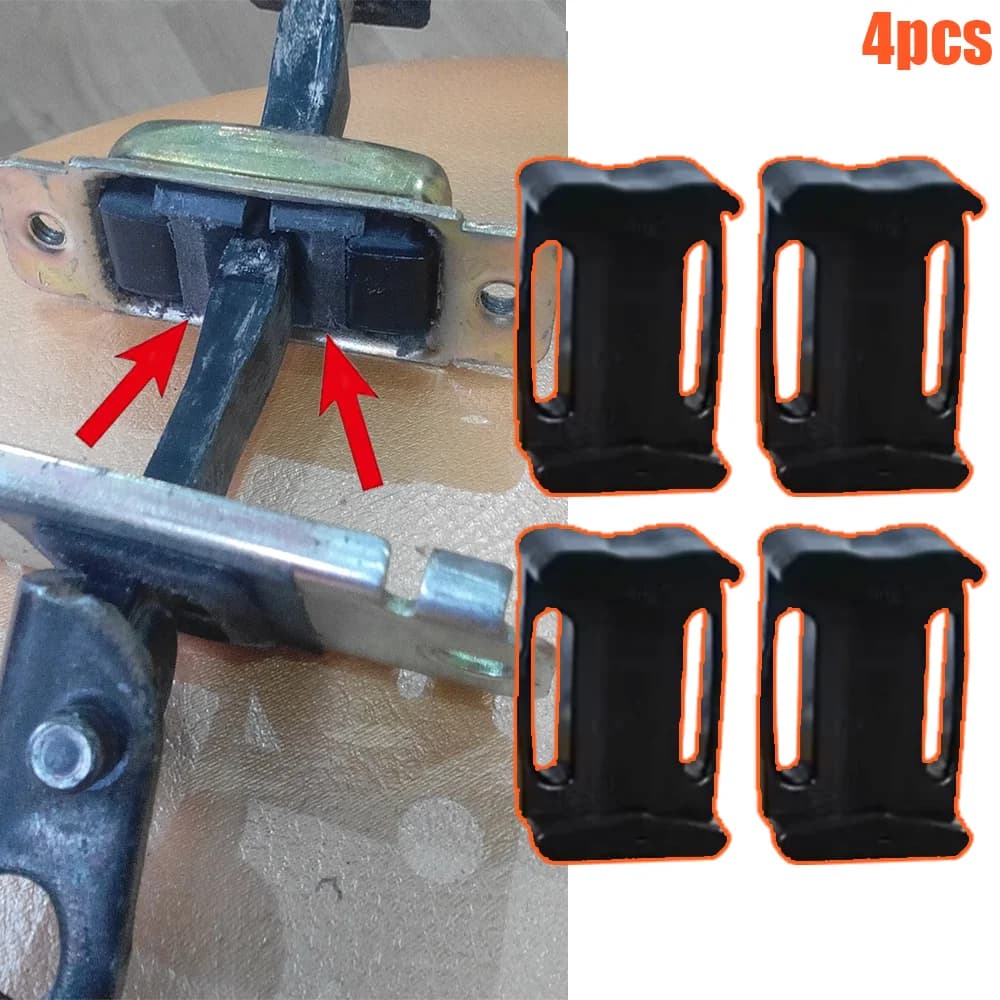 4 pezzi kit di riparazione cinghia di controllo porta automatica smorzamento tappo per Kia Rio III-IV Sportage II Carens III Cerato I Magentis I nero nuovo