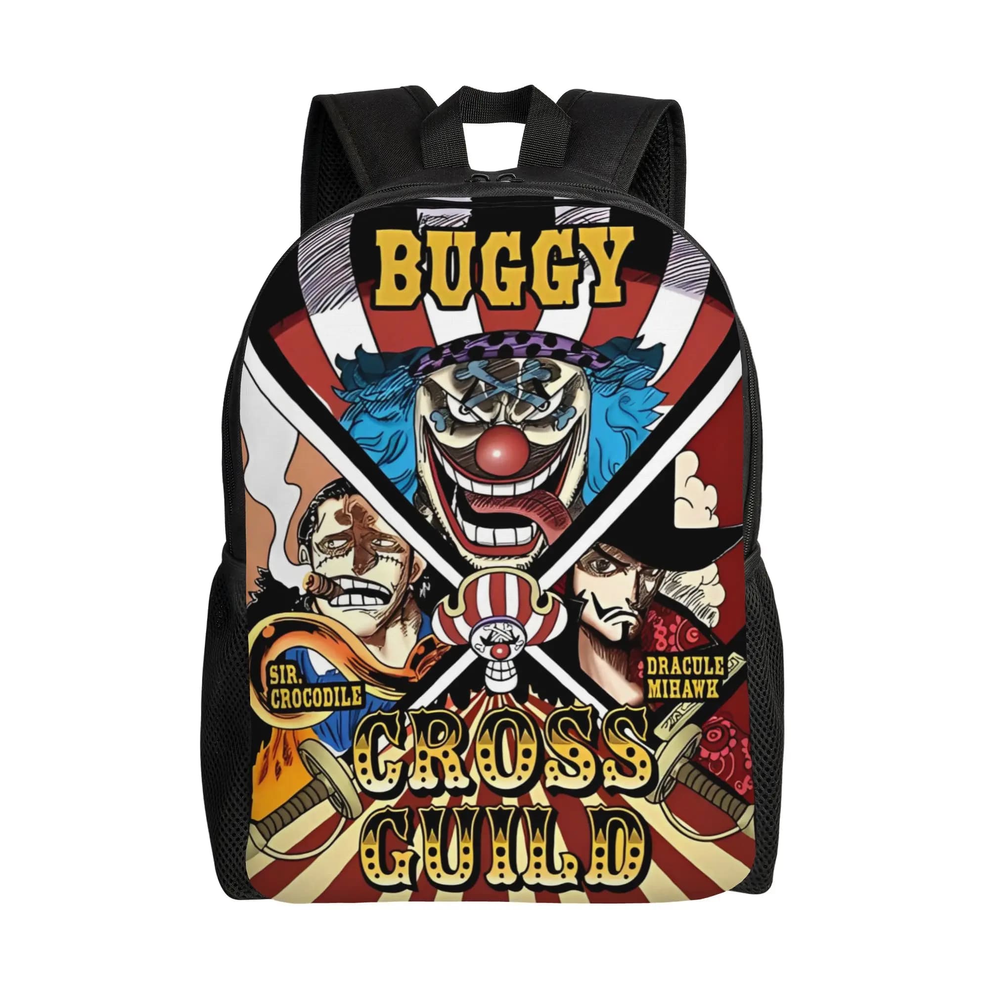 Zaino Cross Guild Banner One Piece per adolescenti, sportivo, per scuola superiore, lavoro, per uomo e donna, borsa a tracolla per laptop e computer