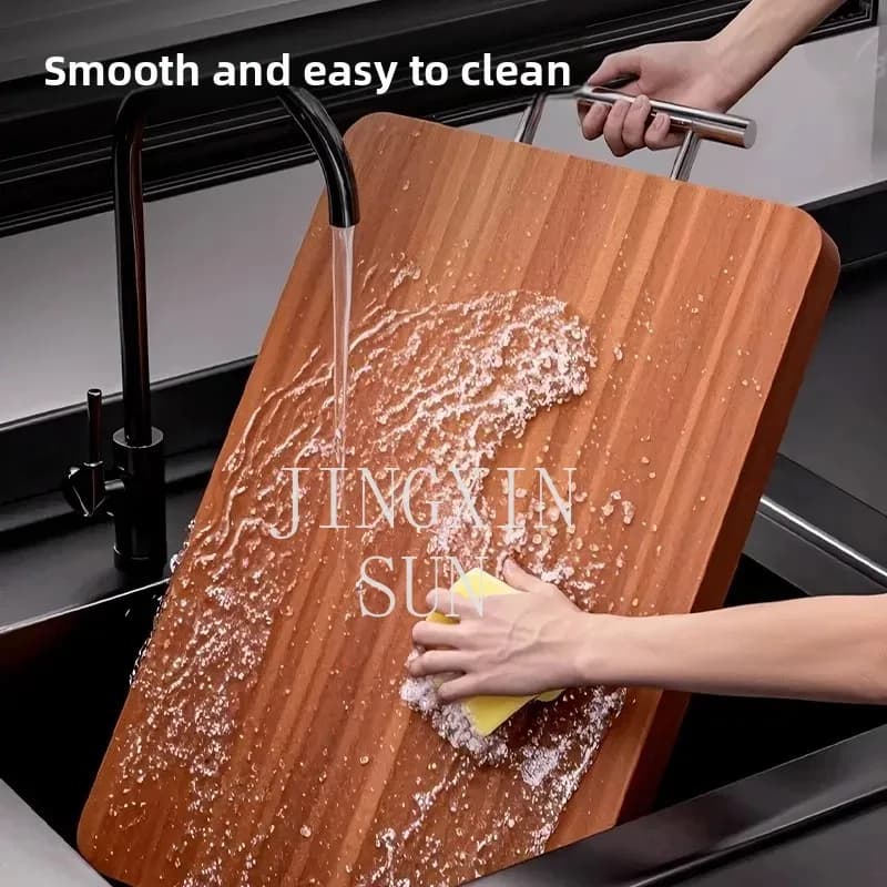 Household solid wood cutting board for kitchen