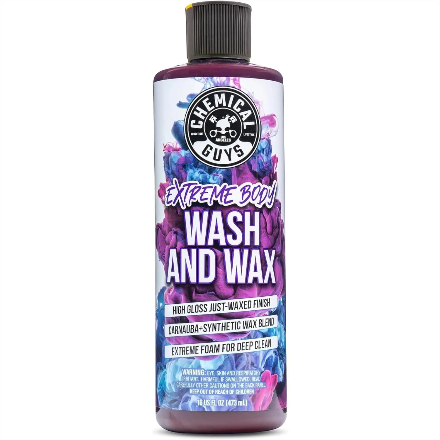 Sapone Schiumogeno per Lavaggio Auto con Cera per Cannone Schiumogeno, Profumo d'Uva - 16 oz, Sicuro su Tutte le Superfici Esterne