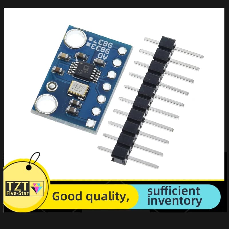 GREATZT AD9833 Modulo di interfaccia seriale per microprocessori programmabili Modulo generatore di segnale DDS a onda sinusoidale per Arduino