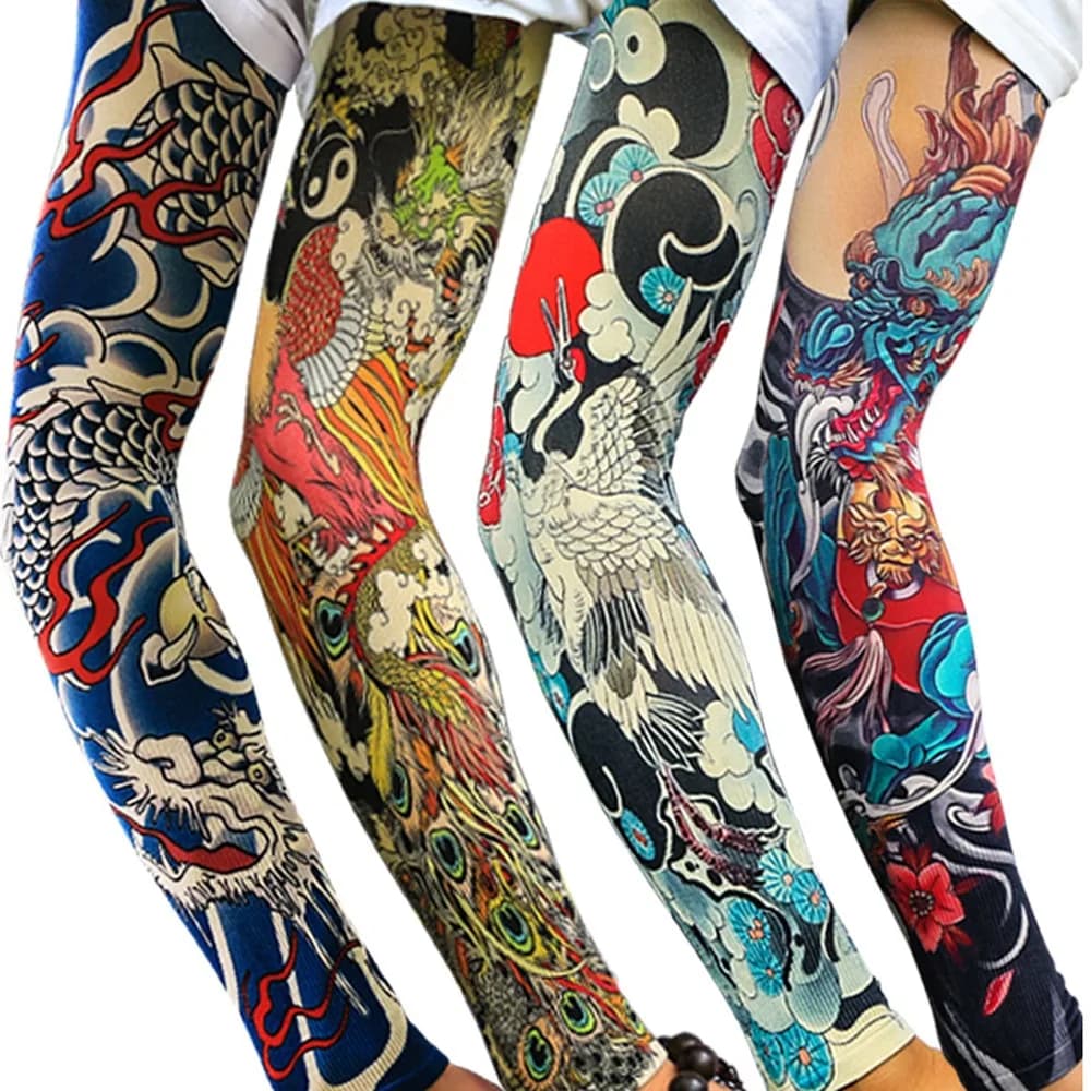 Arm Covers Tattoo Arm Flower Protection UV Protection Cycling Gloves Solar Protection Sleeves Solar Protection Sleeves Solar Protection Cover for Solar Protection