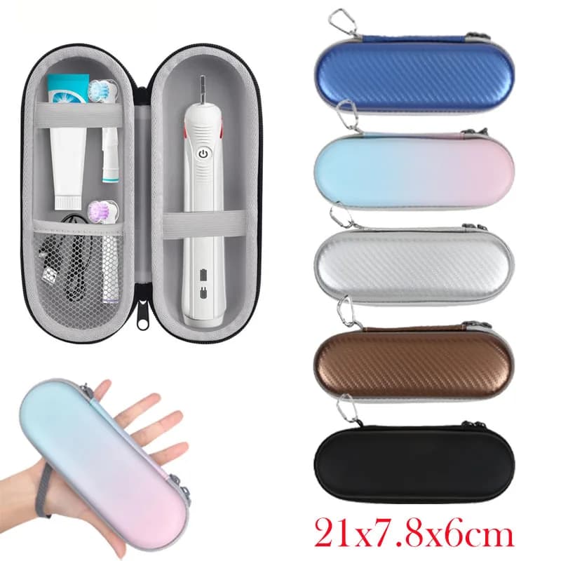 Universal empty portable travel bag for toothbrush EVA housing for organizer with protective shell for electric toothbrush