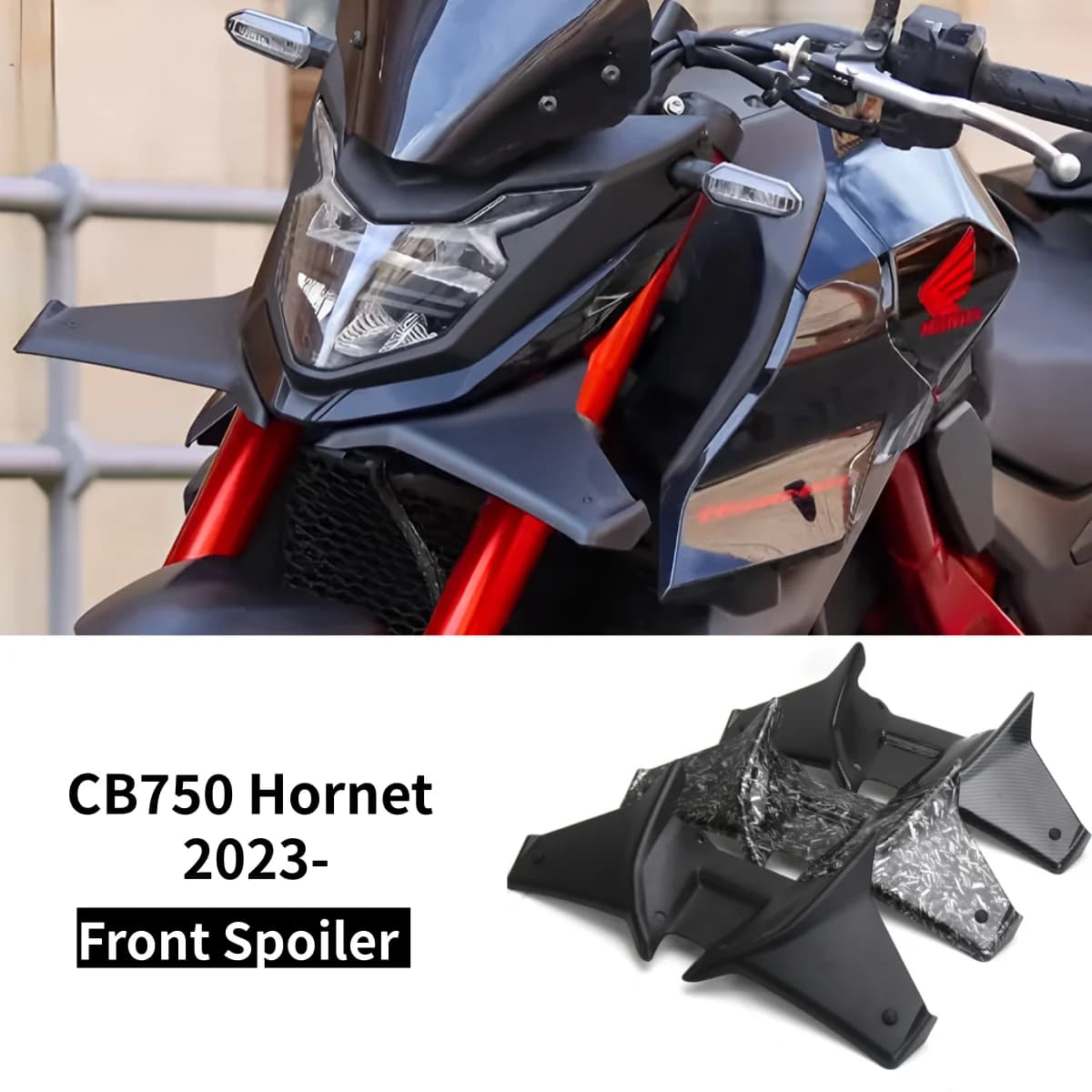 Moto Spoiler Anteriore Ala Deflettore Per Honda CB750 HORNET CB 750 Hornet 2023 2024 Sport Downforce Nudo Forntal Spoiler