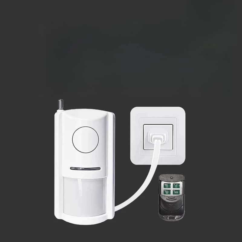 Allarme a infrarossi con sensore di movimento per porte e finestre domestiche, antifurto e di sicurezza.