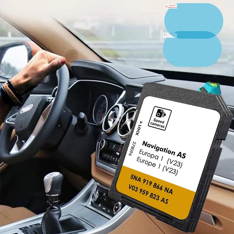 Scheda SD da 32GB per Navigazione AS V23, Mappe Europa 2026 per VW Discover Media GPS, Navi Tiguan Transporter Auto