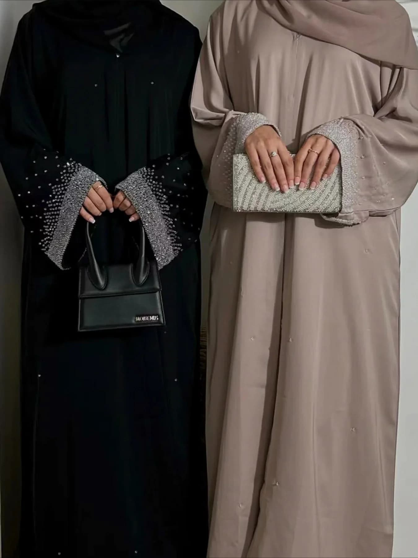 Eid Musulmano Diamante Abaya per Le Donne Pulsante Cardigan Up Jalabiya Ramadan Abito 2024 Ramadan Caftano Partito Abito Lungo Vestido Largos