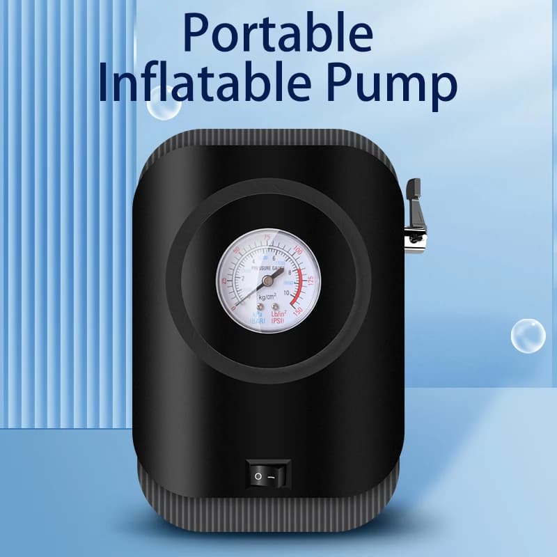 25 cilindri 120W gonfiaggio cablato luce di emergenza pompa gonfiabile per pneumatici per auto 12V gonfiatore per pneumatici