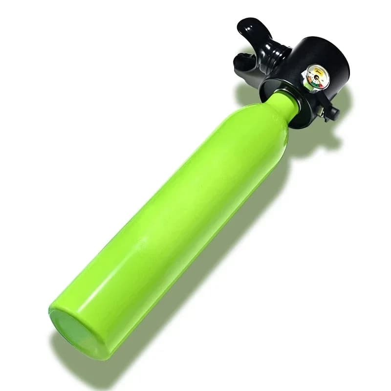 0.5 litre high pressure aluminum alloy underwater tank, diving set with 5-10 minute snorkeling cylinder.