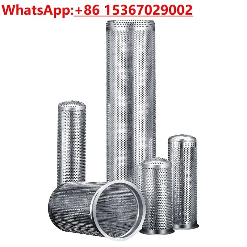 Stainless Steel Bag Filter Basket Punching Screen Filter Cartridge