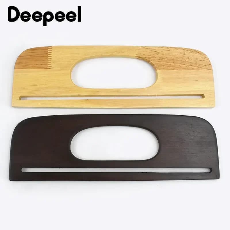 1/2 pezzi Deepeel 29 cm borsa in legno manico borsa telaio tessuto fatto a mano portafoglio borsa kit cucito chiusura staffa per cucire accessori fai da te