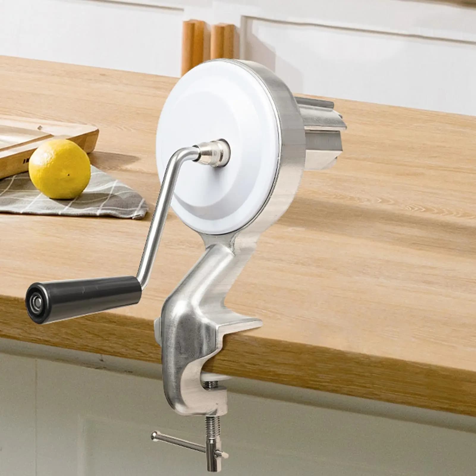 Macchina per Cavatelli Portatile, Macchina per Pasta e Maccheroni, Design Ergonomico con Manovella, Pressa per Noodles