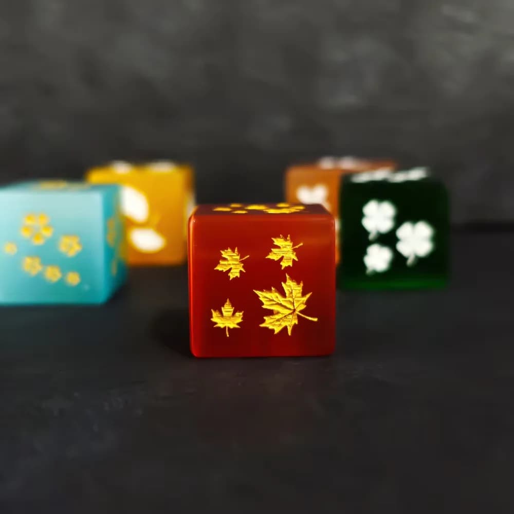 D6 Six Sided Dice Cubes 16mm Portable Desktop Game Club Bar Home Entertainment Party Chess Card Game Accessories Dice Toy