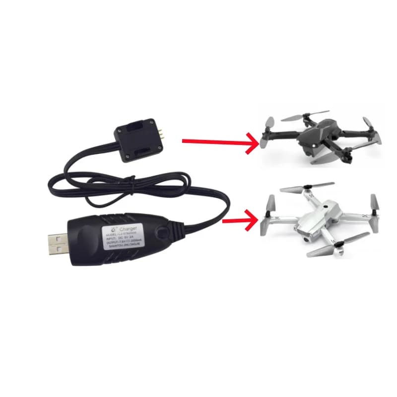 Syma X30 Z6 X500 HS175 D65 Quadcopter pieghevole aereo RC Drone Lipo Batteria Cavo di ricarica USB Cavo di ricarica rapido per droni RC