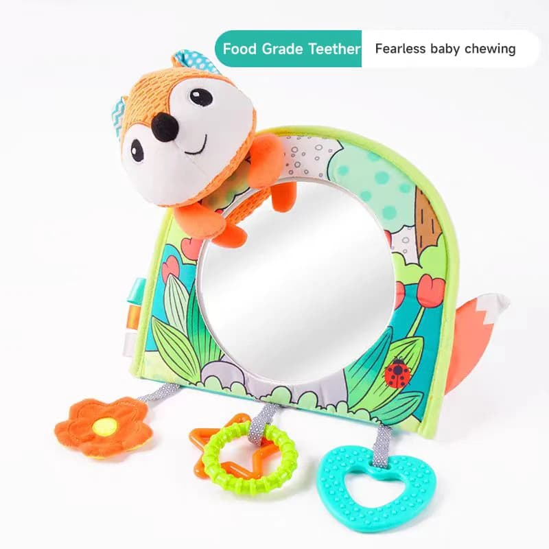 Specchio per bambini Seggiolino auto Giocattoli Specchietto retrovisore per bambini Giocattoli appesi Monitor per bambini Giocattoli per il tempo della pancia infantile Giocattoli da viaggio Regali giocattolo per seggiolino auto per bambini