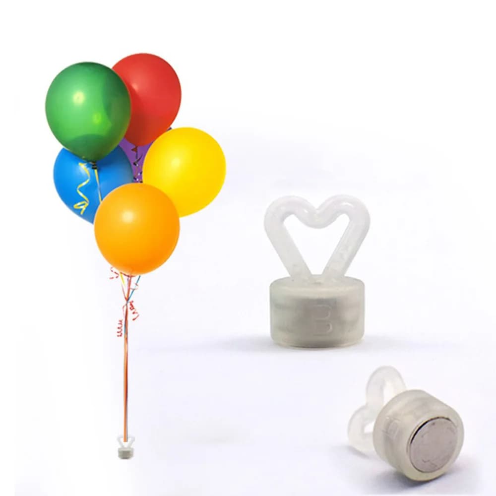 8 Pezzi Accessori per Matrimonio, Supporti per Elio, Pesi Riutilizzabili per Palloncini, Basi Metalliche Solide per Palloncini per Feste di Compleanno e Celebrazioni