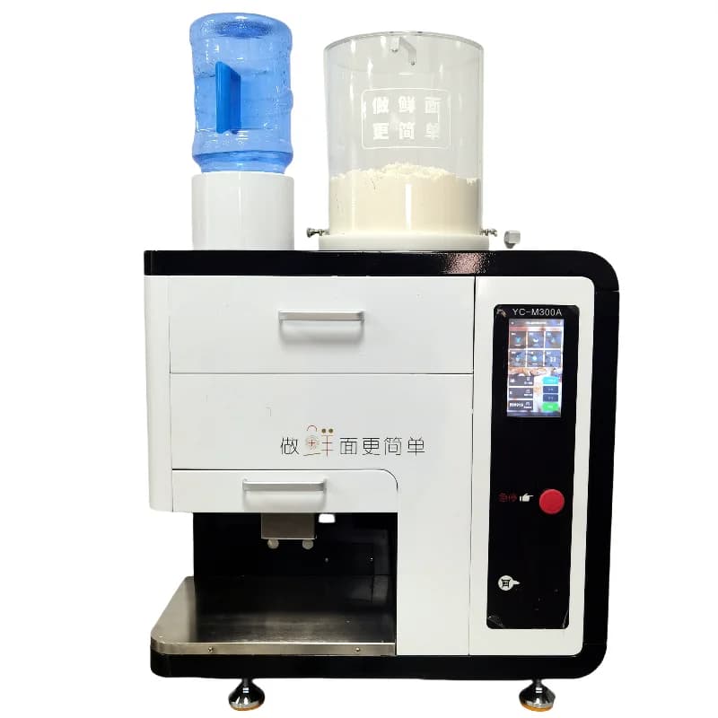 Macchina Commerciale per la Produzione di Noodle Macchina per Ramen Freschi e Deliziosi Macchina Intelligente Automatica per la Produzione di Ramen. Macchina per Fare la Pasta e i Noodles.