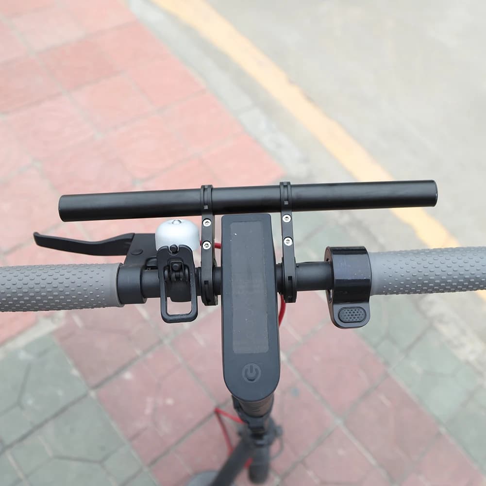 2021 Scooter elettrico Stelo Head Up Raiser Manubrio Adattatore Scooter Elettrico Extender Staffa di Estensione per Lampada M365