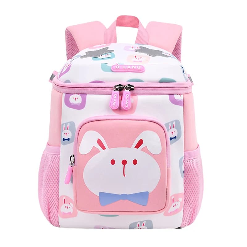 Borse da scuola per ragazze primarie Zaini per conigli rosa carini Borsa per studenti della scuola materna Borse per bambini per asilo Kawaii Mochila Infantil