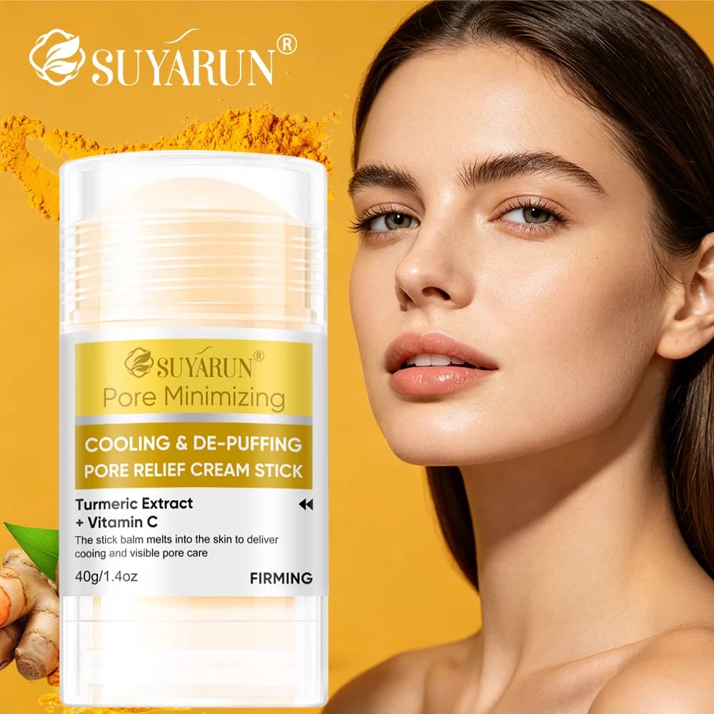 SUYARUN Pore-Minimizing Cooling Face Stick - Refreshing, Soothing & Mattifying Bar for Reducing Pores, Swelling & Redness.