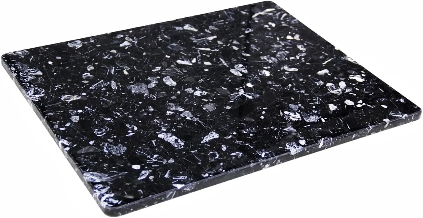 Tagliere in Black Sea, Stone slab for Pastry, Large Stone cutter for Kneading, Cooking and Stendering