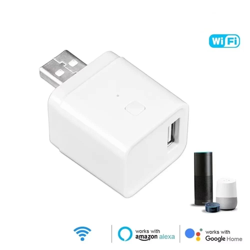WiFi Micro USB Adaptor 5V WiFi USB Power Adaptor Smart Timing Charge Plug Works with Tuya Alexa Google Home Assistant Smart Life
