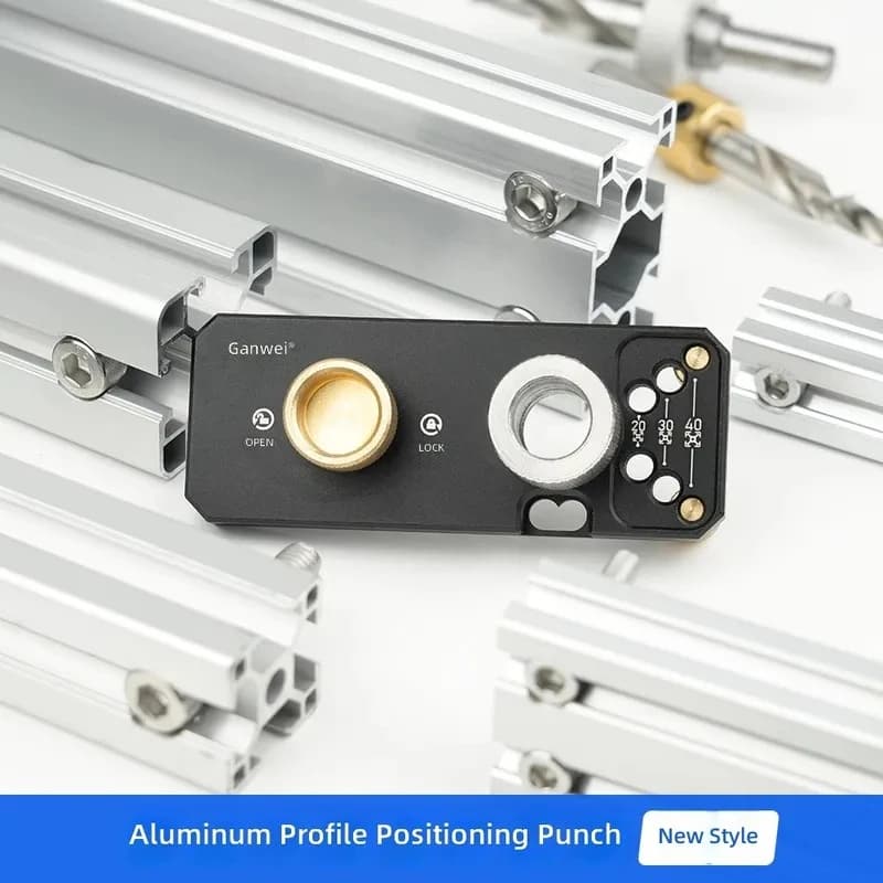 Aluminum Profile Punching Aid 203040 DIY Wood Tool Perforated Countersunk Head National Standard European Standard New
