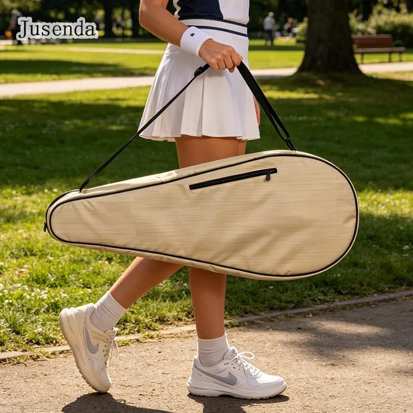 Jusenda New original tennis padel bag Rakcet bag with adjustable shoulder strap for high quality portable Oxford padel rack