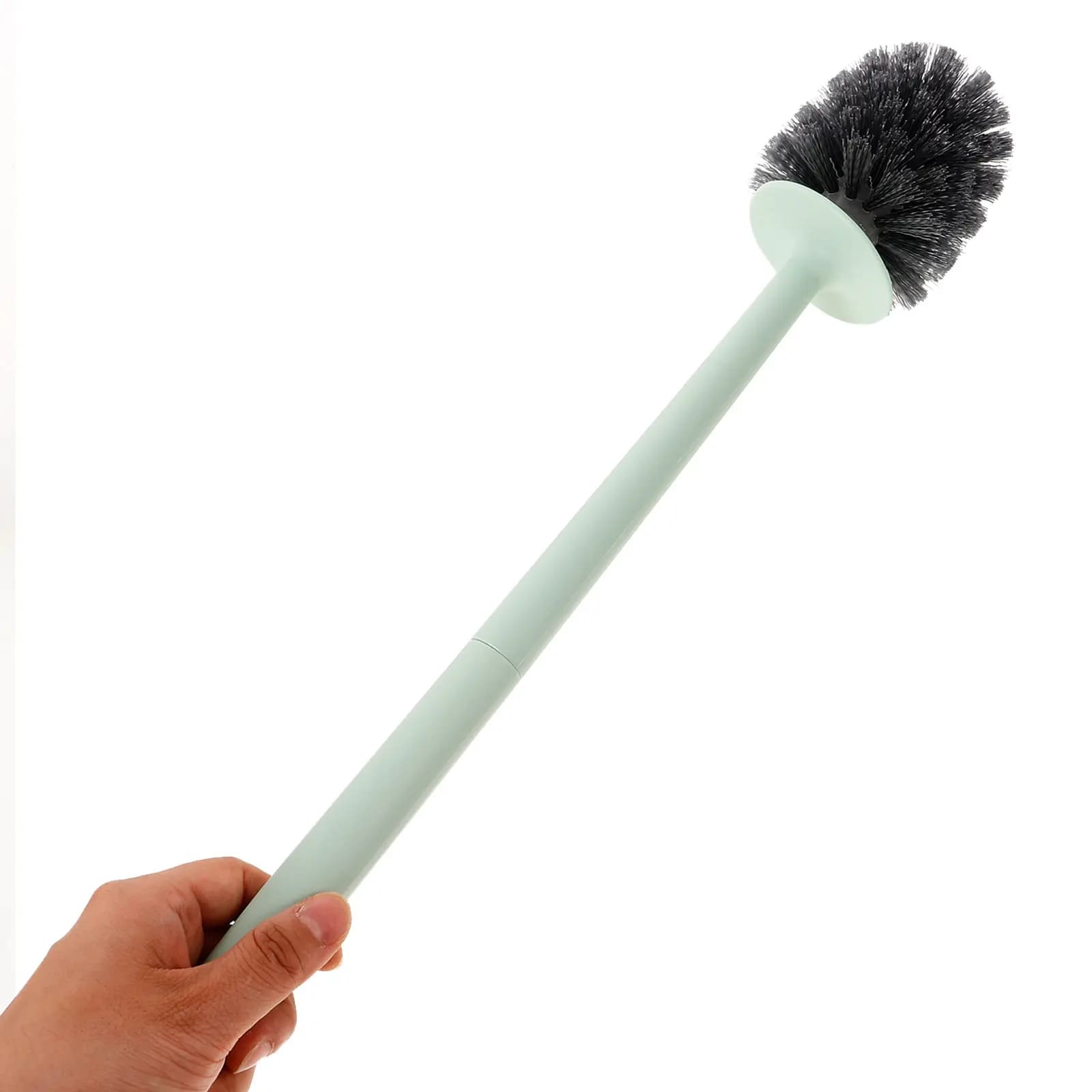 Set di Spazzole per WC con Manico Lungo e Robusto, Strumento per Pulizia Profonda del Gabinetto, per Uso Domestico e in Ufficio
