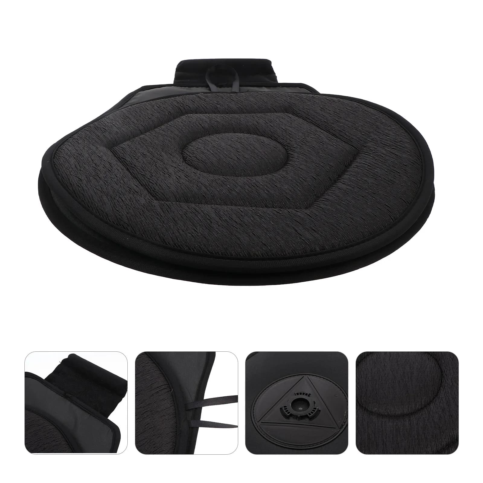 Cuscino Girevole a 360 Gradi Antiscivolo per Auto, Sedia, Sedia a Rotelle, Ufficio, Casa - Comodo, Portatile, con Supporto Lombare