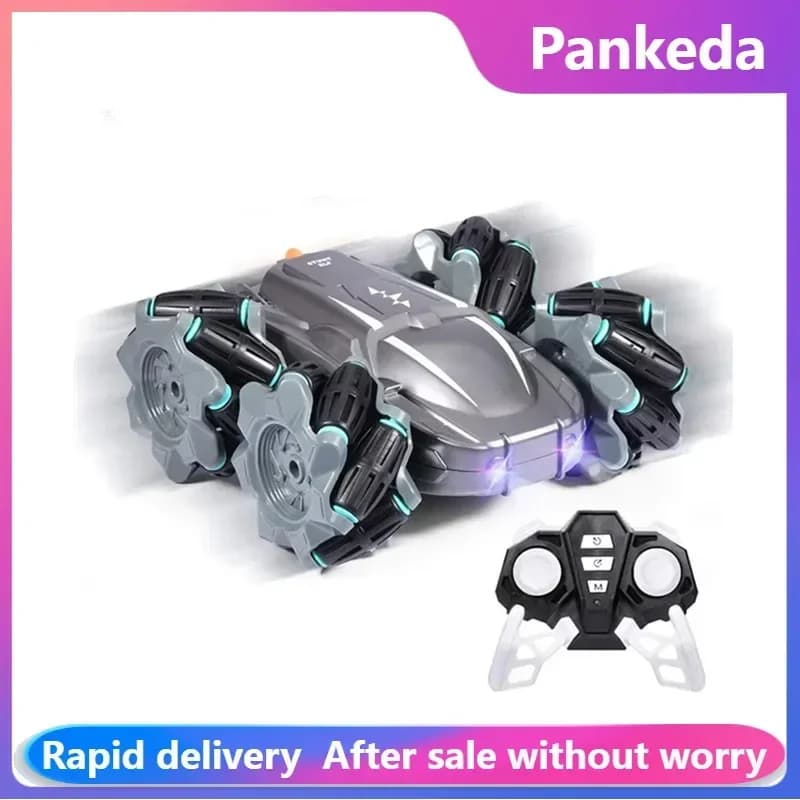 Auto RC 4WD per Drift e Acrobazie, Rotazione a 360 Gradi, Telecomando, Regalo, Auto da Corsa Fuoristrada, Modellino per Bambini e Ragazze, Giocattolo di Compleanno