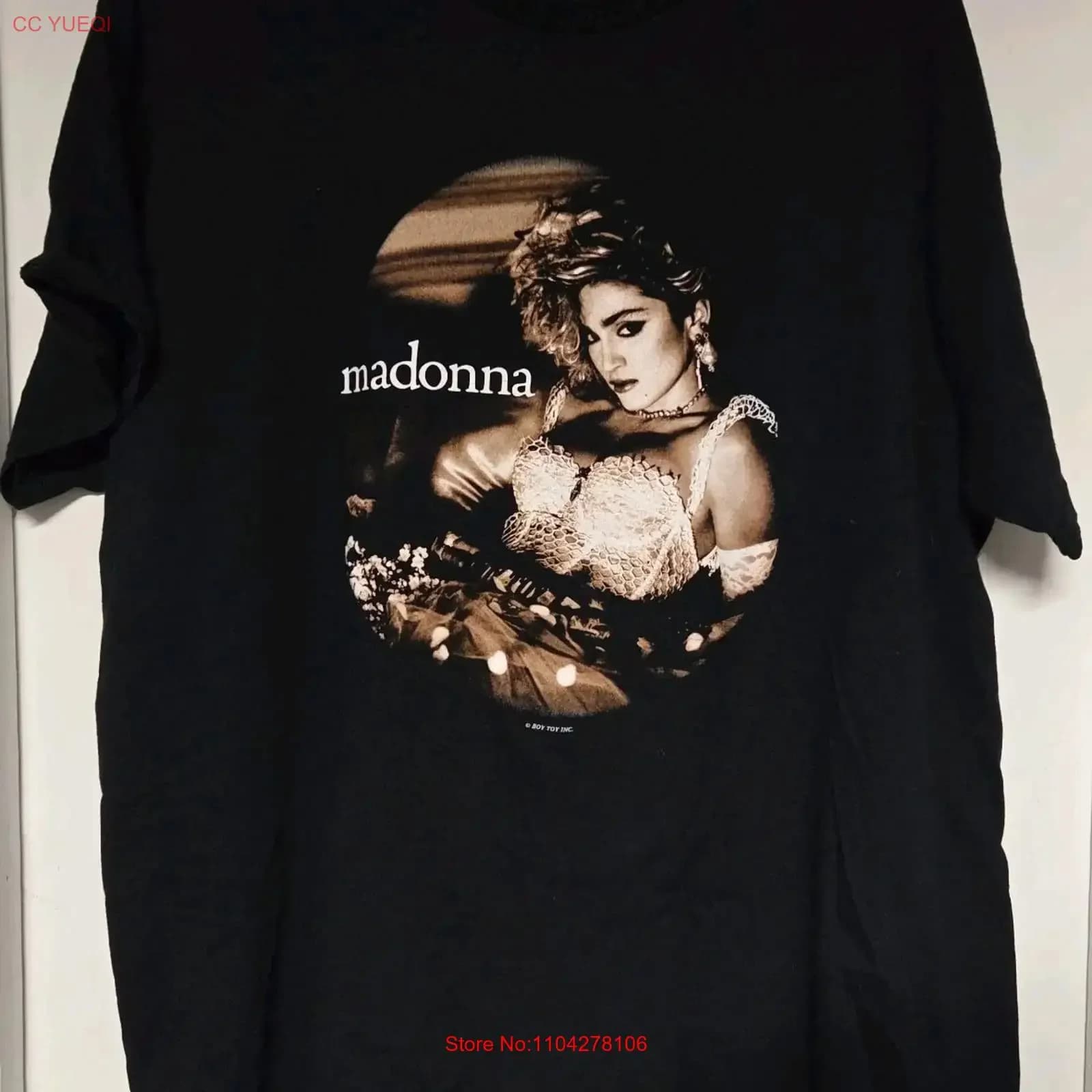 Maglietta Madonna The Celebration Tour 2023 2024 Taglia L Like a Virgin vintage Lavata Unisex Casual Traspirante Comoda
