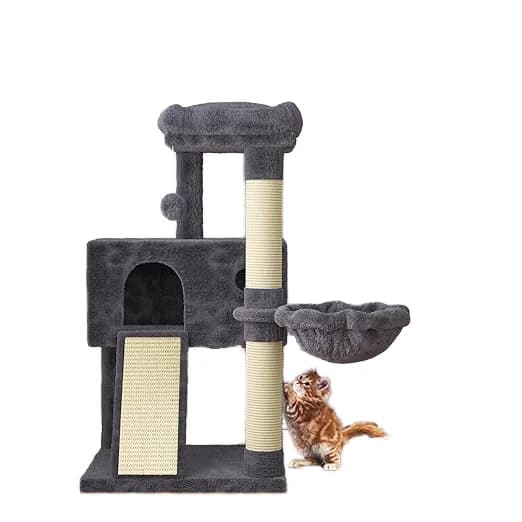 Tiragraffi per gatti CAT TREE Grande piattaforma di visualizzazione Struttura da arrampicata per gatti