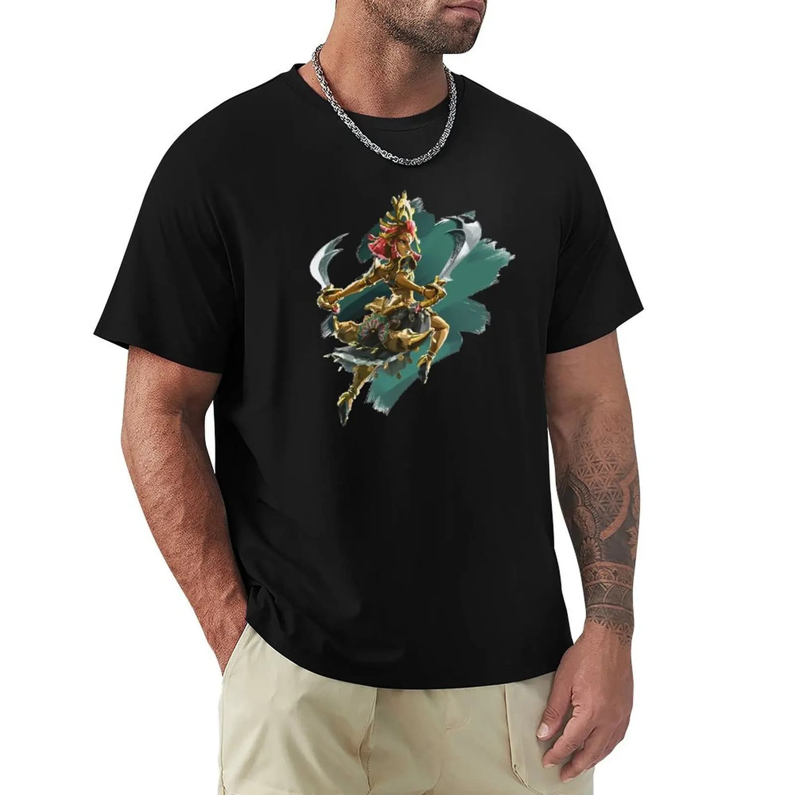 riju T-shirt in cotone a maniche corte alla moda casual