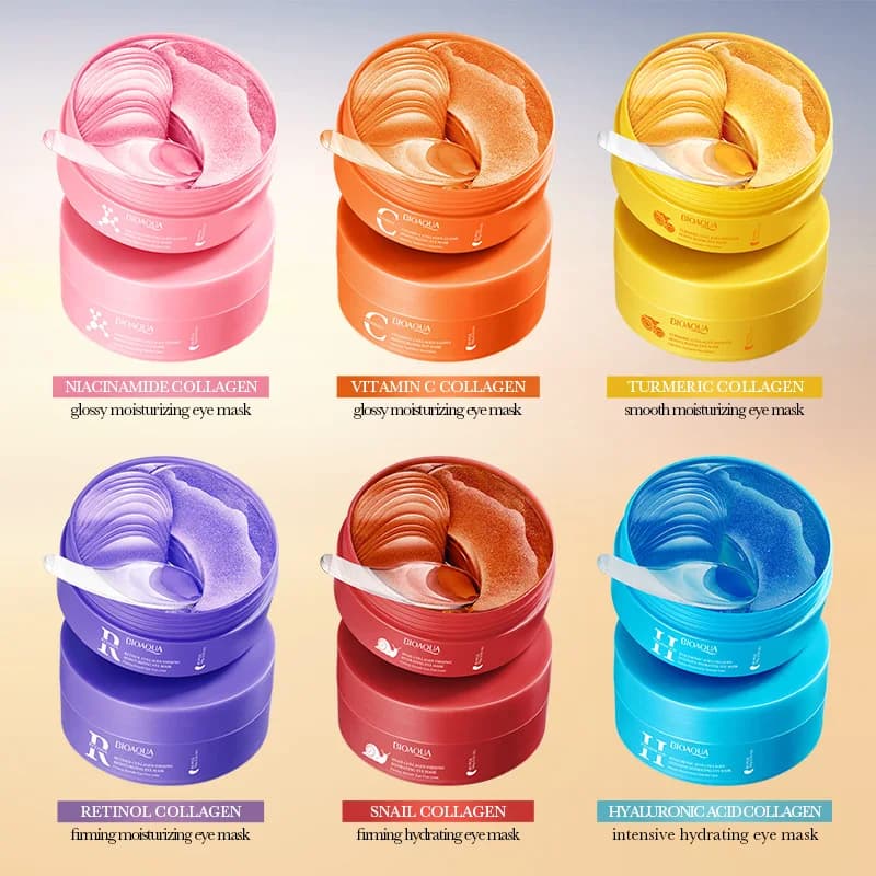 1 Pack of 80 Pieces of Masks Hydrating Eyes to Collagen, Eye Patch with Ingredients to Collagen, Hydratan and Nutrono Skin Around the Eyes Remedium for a compact, full and smooth skin | Make visible a youthful and energetic look.