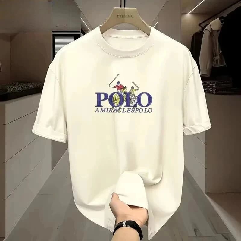 Nuova Collezione Estiva 2026: T-shirt Sportive di Lusso con Stampa Americana Primavera/Estate, Comode per l'Equitazione e il Pendolarismo, per Uomo e Donna