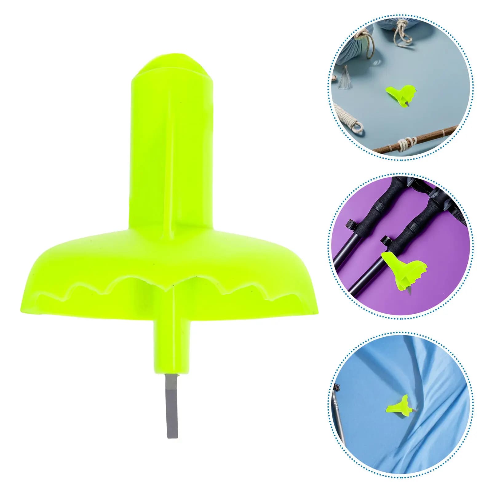 2Pcs Ski Trekking Pole Tips Universal Carbide Tungsten Steel Rod Replacement Hiking Stick Ends Outdoor Stability Accessories
