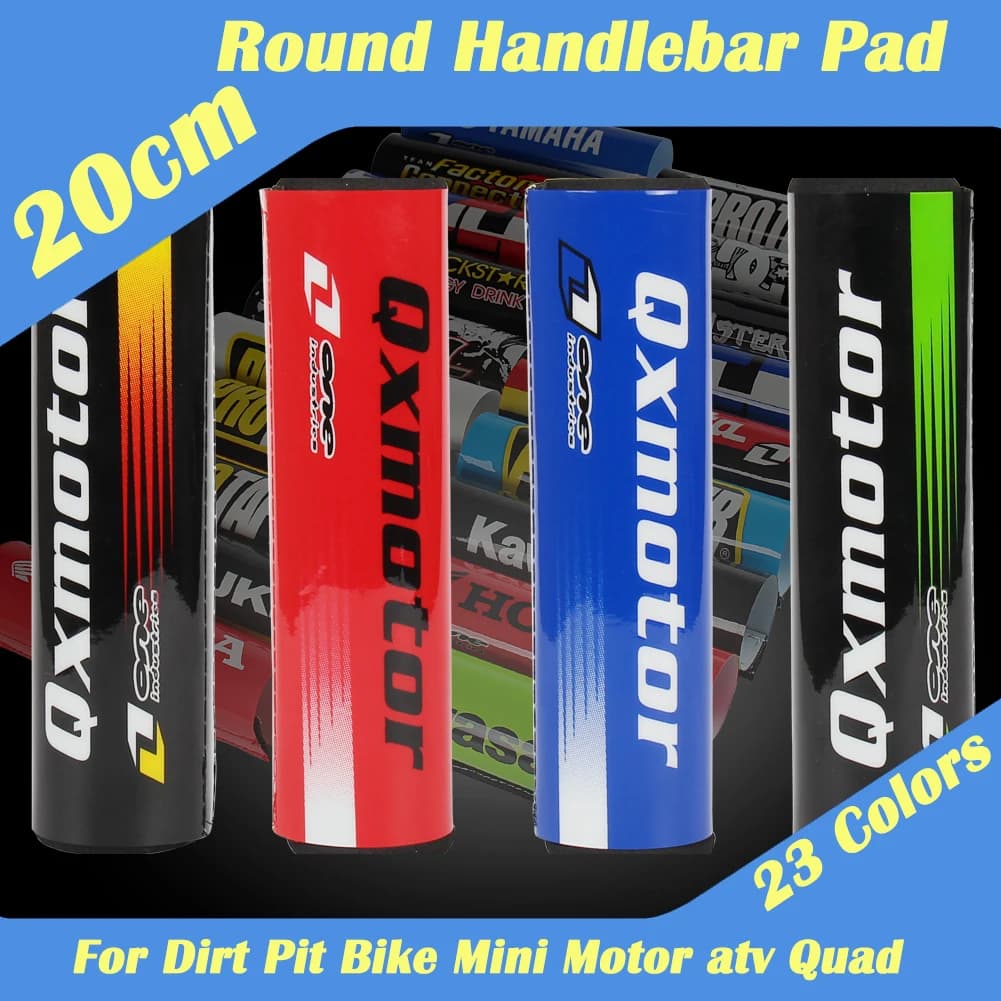 20cm moto Cross Dirt Pit Bike Motocross Atv barra trasversale Pad barra rotonda Pad manubrio petto cuscinetti di protezione per CRF 50 CRF70