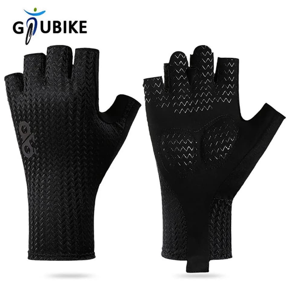 GTUBIKE Half Finger Cycling Bike Gloves Fitness Breathable Anti-Slip Bicycle Gloves For Men Women Shock Absorption Summer