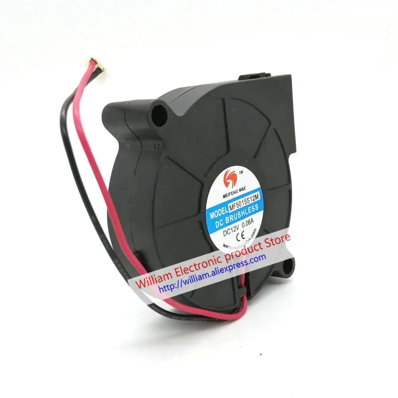 Nuova ventola di raffreddamento per umidificatore MF5015S12M DC12V 0,06A 2 linee Mute