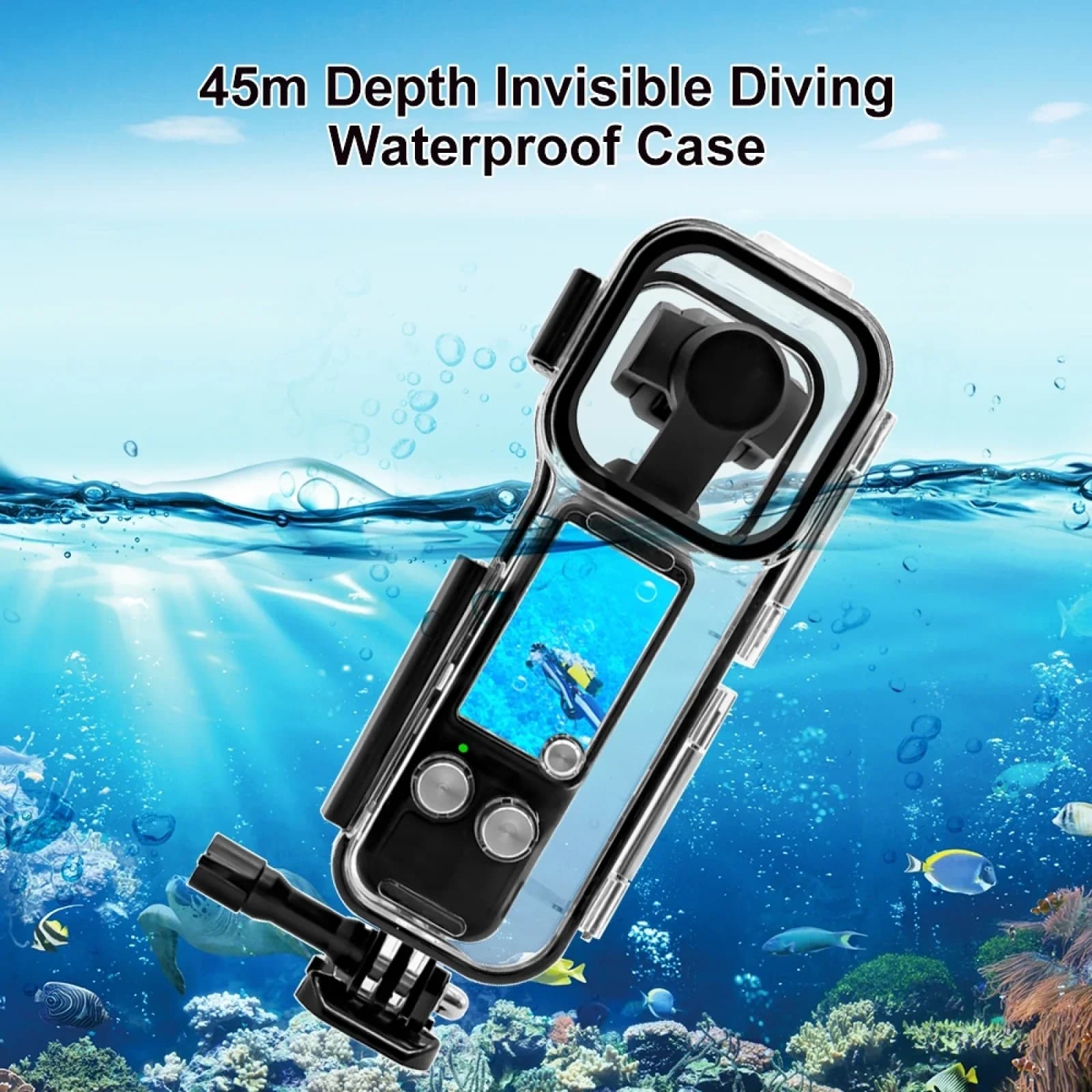 Custodia impermeabile da 45 m per DJI Osmo Pocket 3 Custodia subacquea Protezione subacquea per nuoto Snorkeling Vlogging