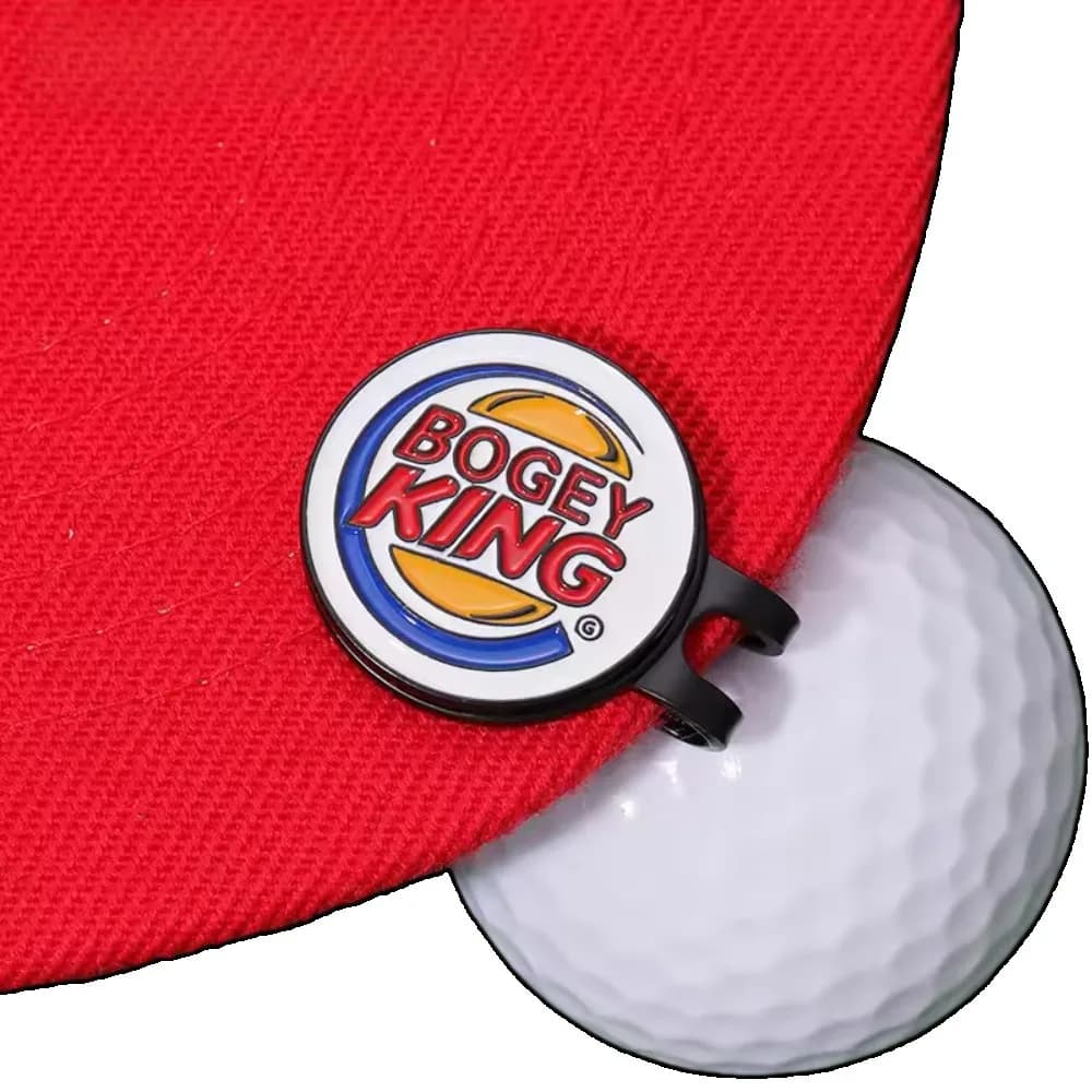 Clip per berretto da golf regolabile Porta marcatore per palline per sport all'aria aperta Ausili per l'allenamento del golf Pennarello per palline Marvel Tesa decorativa per gli amanti del golf